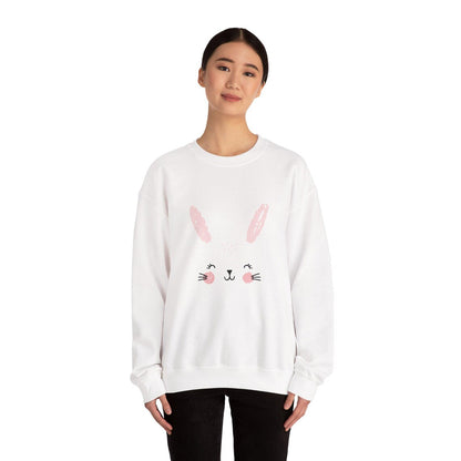 Bunny Face Crewneck Sweatshirt | Sweatshirt for girls