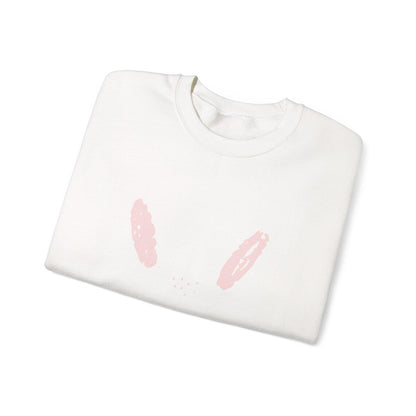 Bunny Face Crewneck Sweatshirt | Sweatshirt for girls