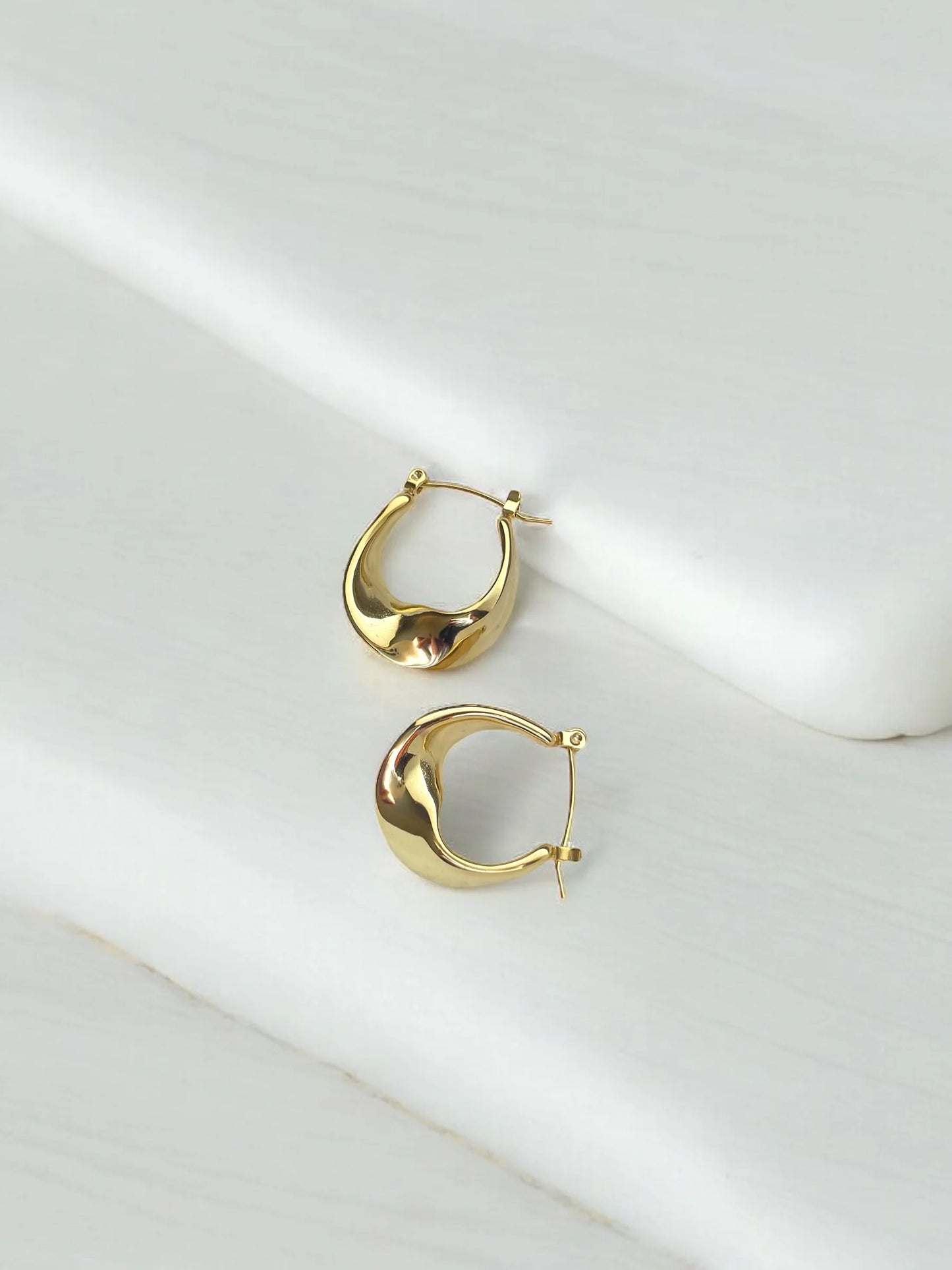 Gold Plated Small Hoop Earrings