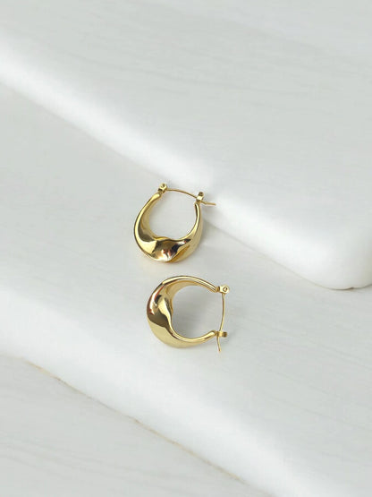 Gold Plated Small Hoop Earrings