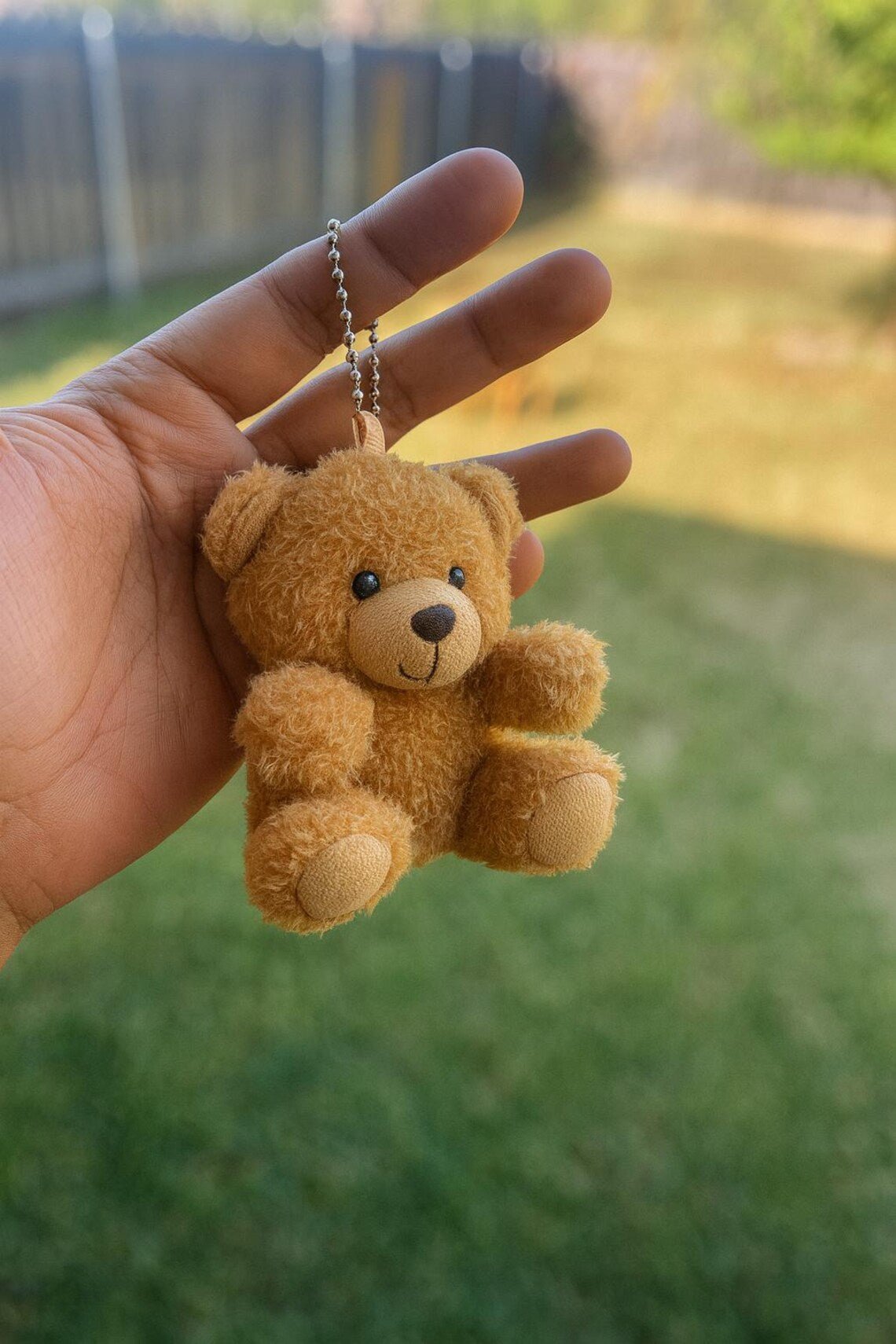 Mini Teddy Bear Keychain and panda keychain: Soft Plush Stuffed Animal Bag Charm